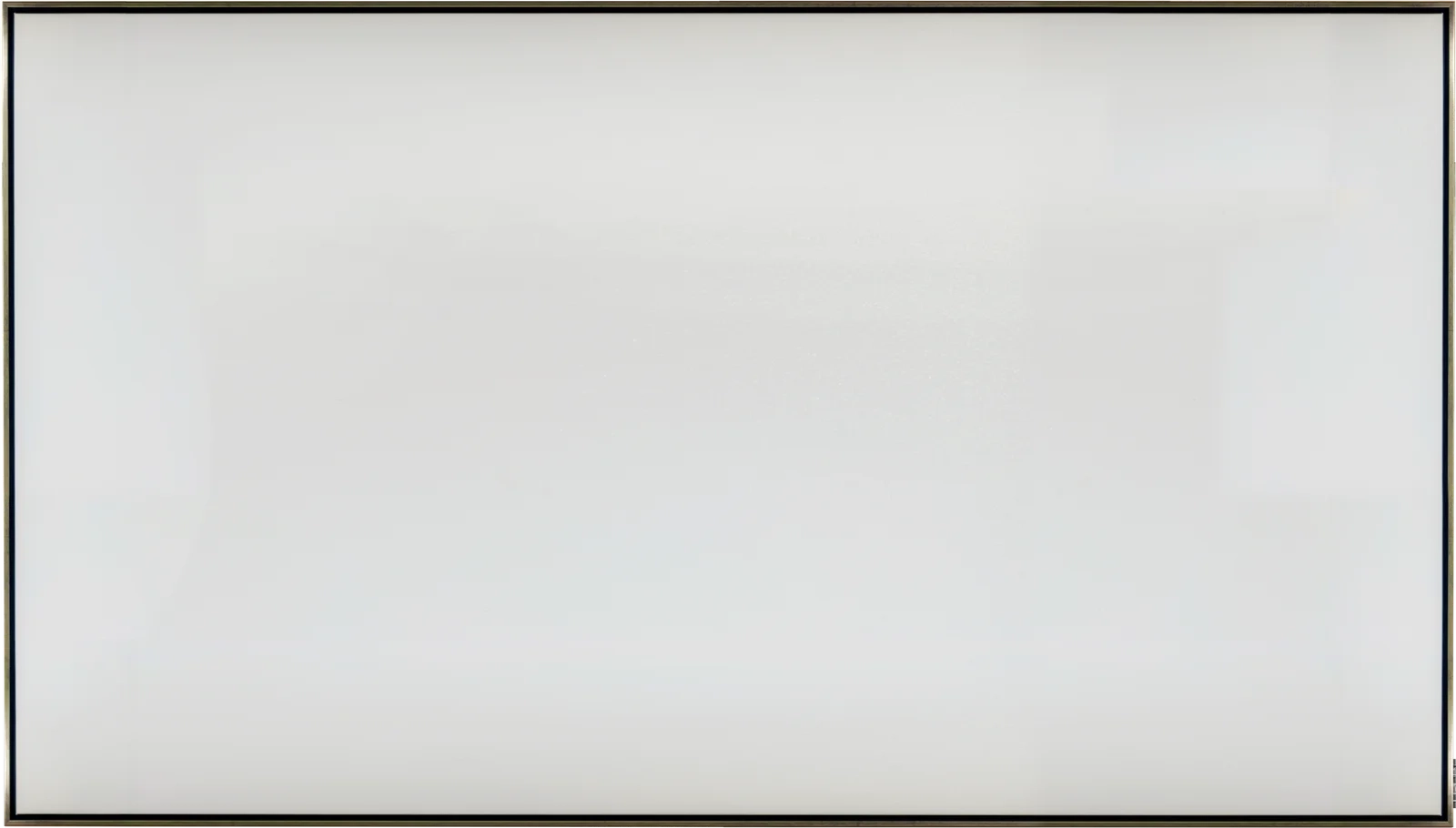 Frontalansicht von Leinwand, Schattenfuge und Rahmen.